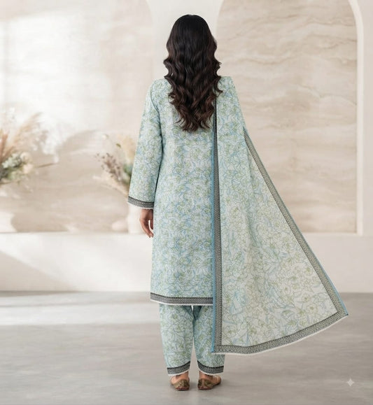Signature Edition | Stitched Pure Lawn 3-Piece Suit